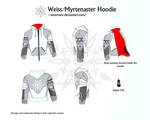 Weiss/Myrtenaster Hoodie