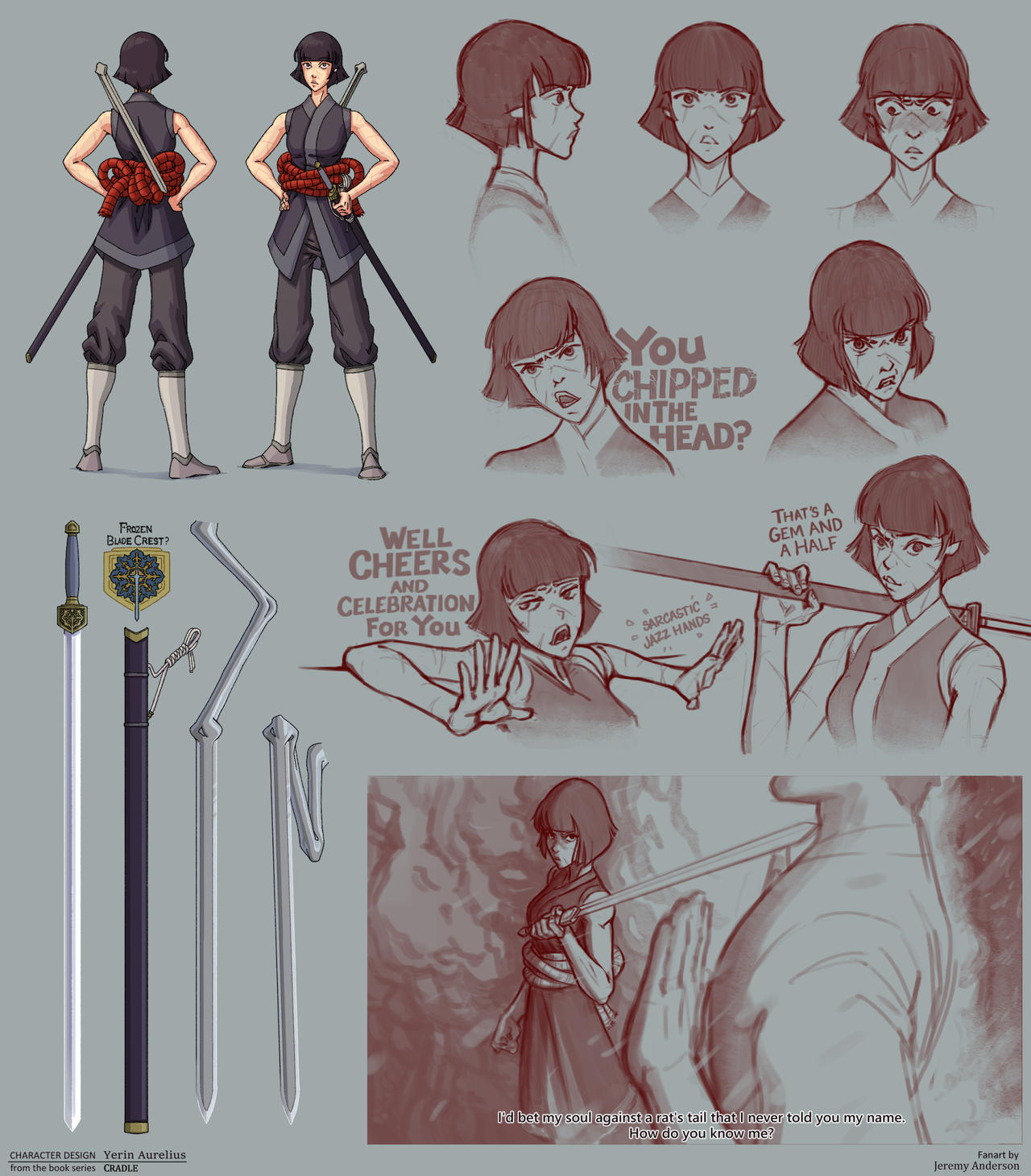 Cradle Fanart - Character Design: Yerin by JeremyAndArt on DeviantArt