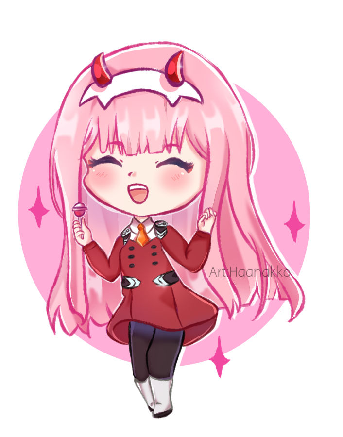 Zero Two | Chibi by Haanakko on DeviantArt