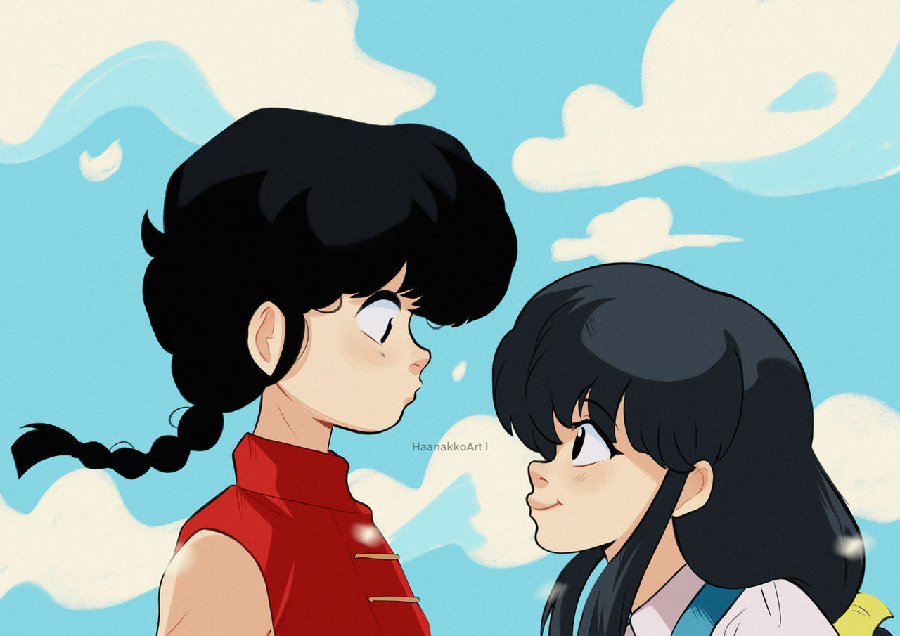 Akane Drawing Ranma Redraw// Ranma x Akane by Haanakko on DeviantArt