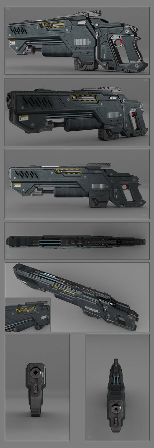 Battle rifle concept by peterku on DeviantArt