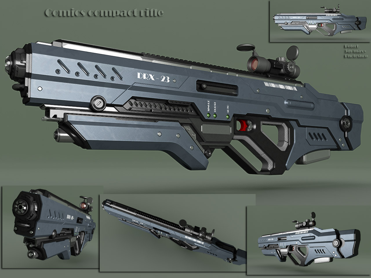 comics compact rifle