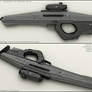 A4F - concept of sci-fi rifle