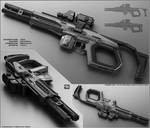 TOM - Concept of futuristic shotgun