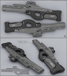 O-tail : concept of sci fi rifle