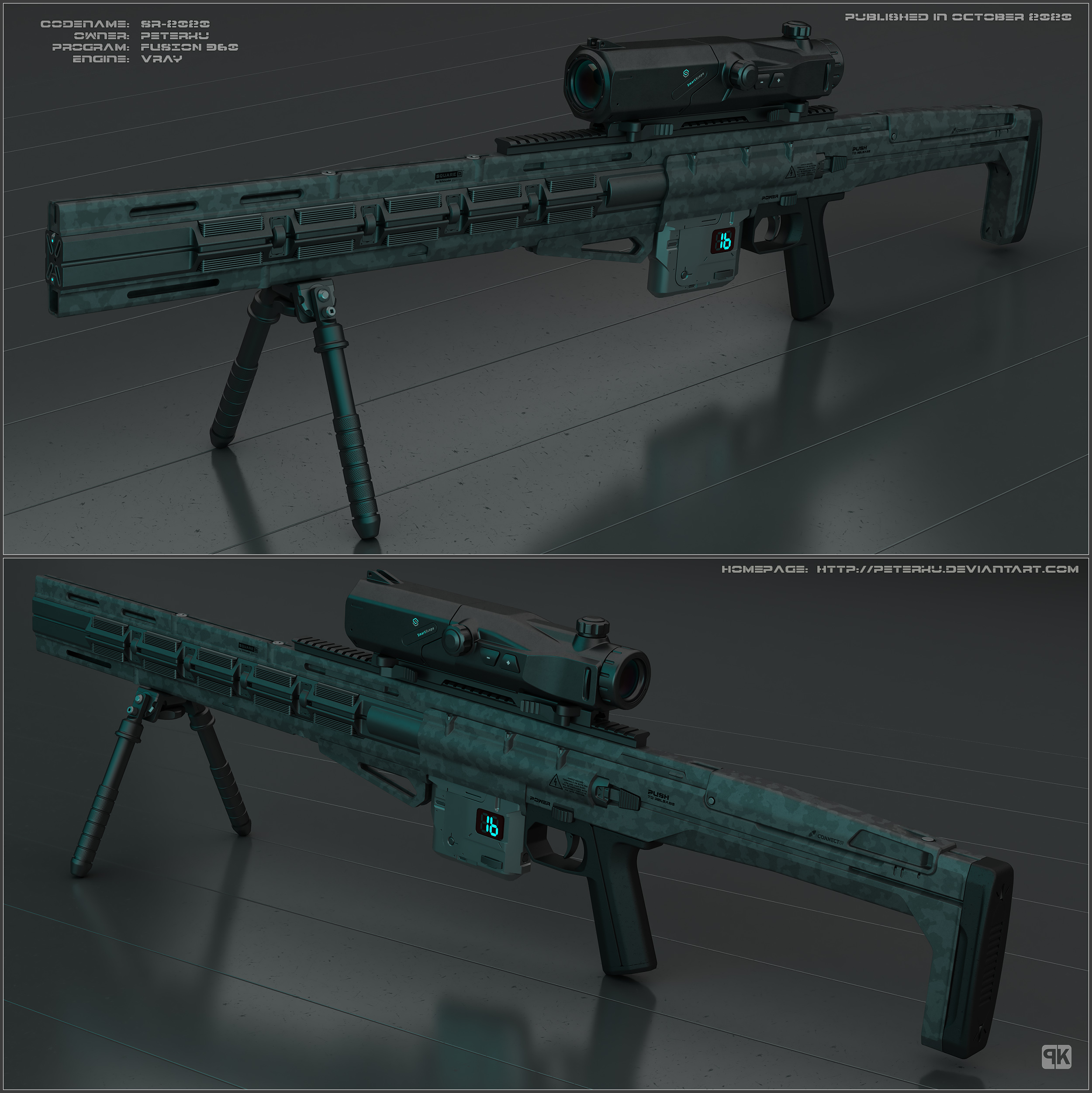 Fortnite - Sniper Rifle (+ Silencer) by VasiaKlimov on DeviantArt
