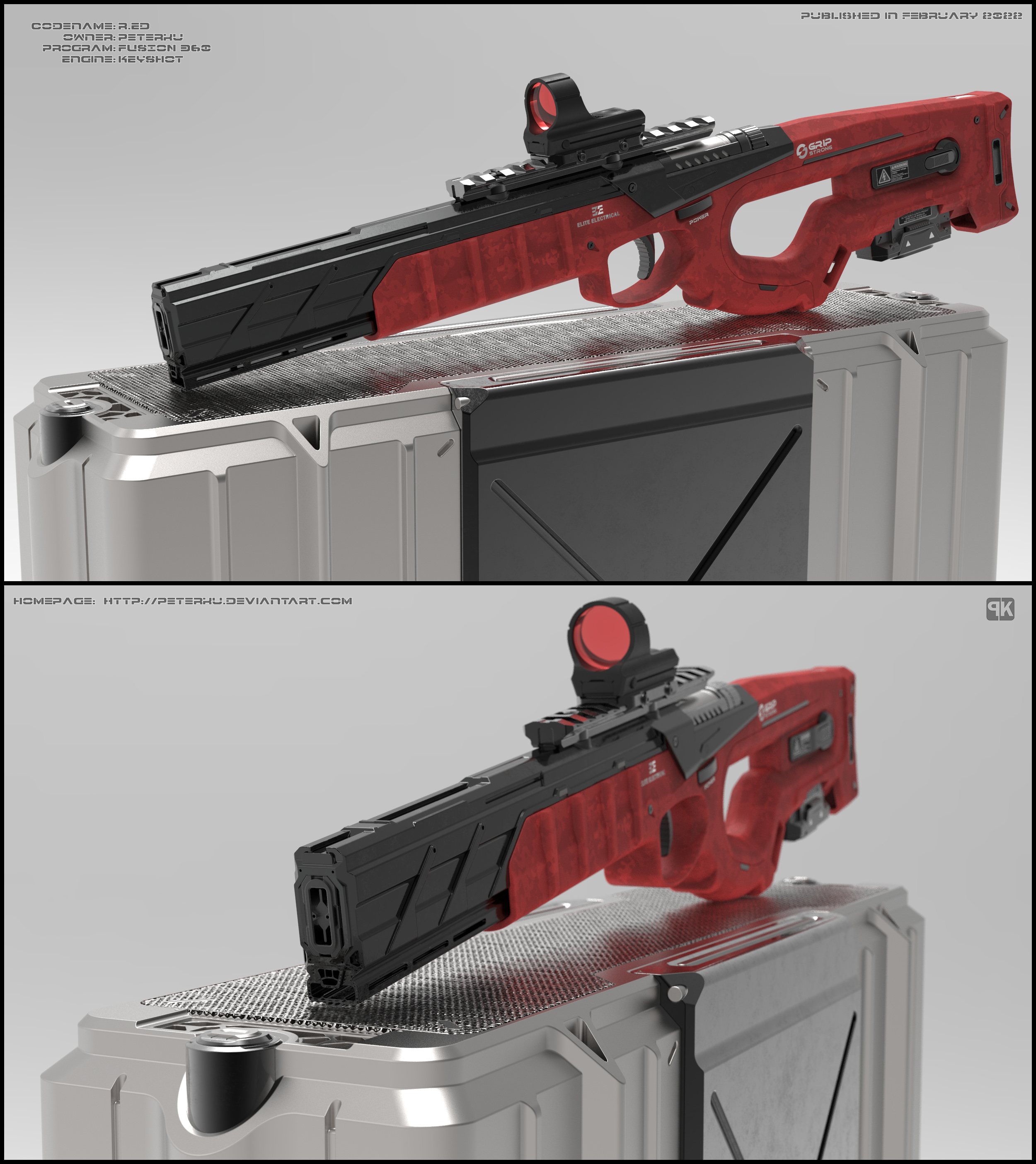 Redec Gun R-ED by peterku on DeviantArt