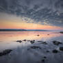 Sunset and low tide at Browns Bay