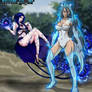 {FairyTail-OpenCollab} .:Asumi and Hecate:.