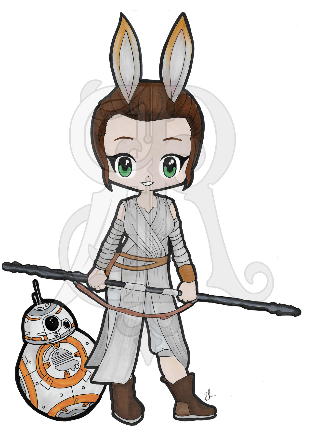 Rachael Rabbit as Rey, Star Wars by RachaelRabbit on DeviantArt
