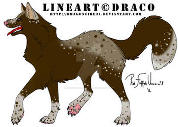 Wolf Adoption - Chocolate spots ((OFFER TO ADOPT))