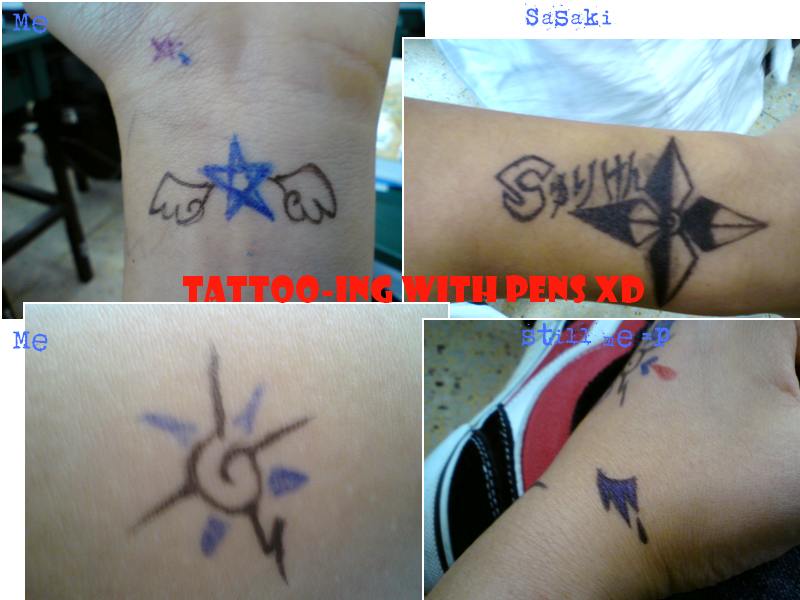 Pen Tattoo-ing XD