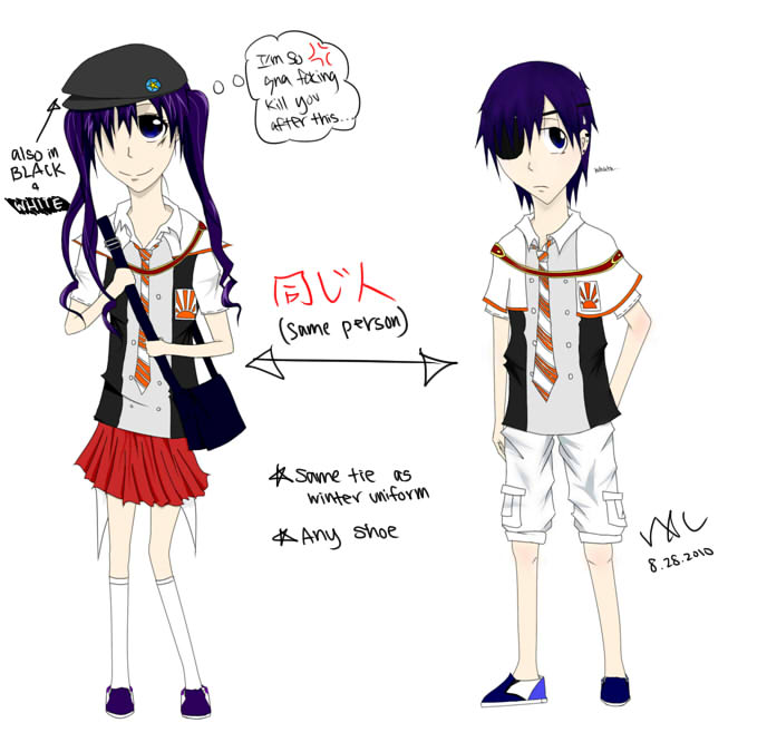 Drawing Academy Summer Uniform