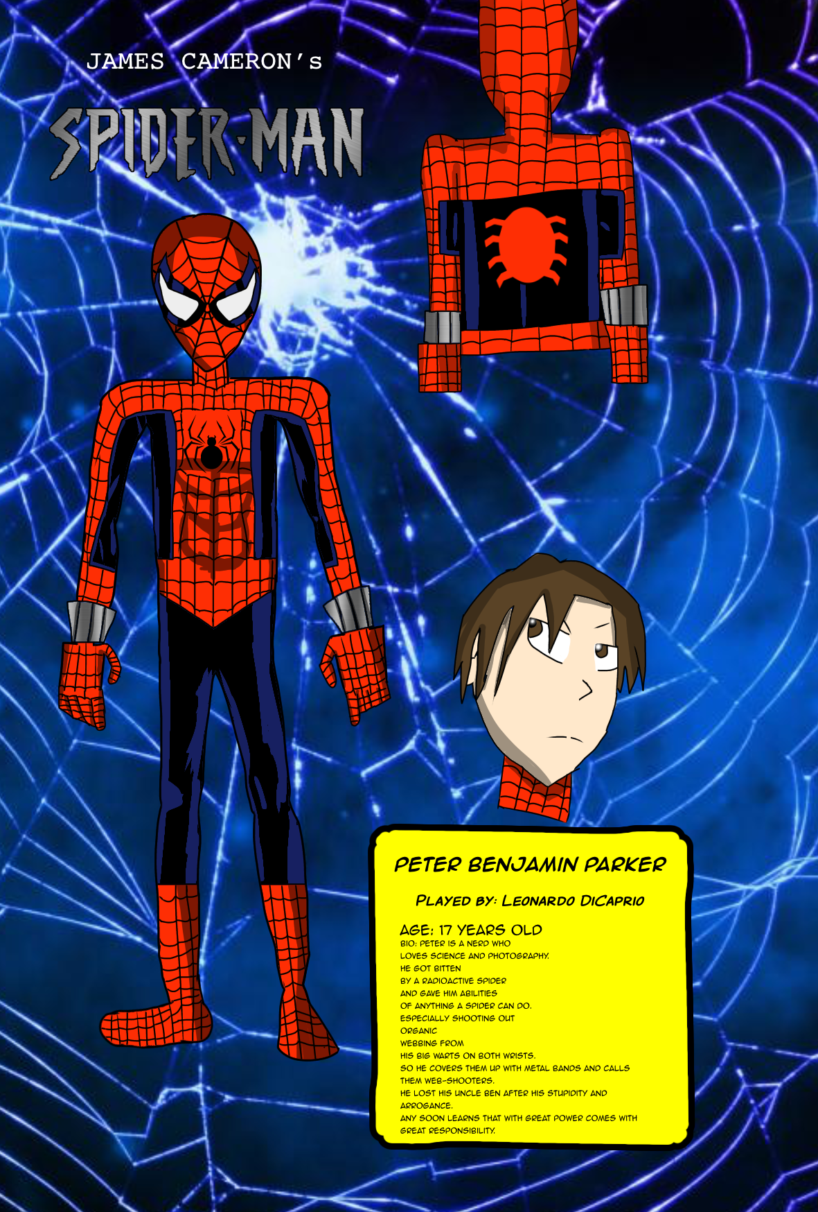 James Cameron Spider man concept art by SuperNovaComic on DeviantArt