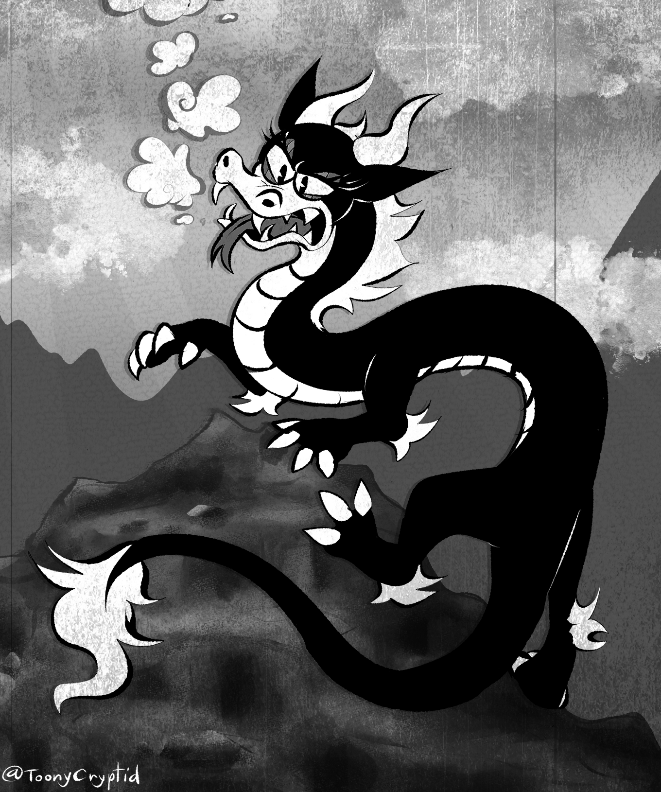 Angst Dragon Angry dragon. by ToonyCryptid on DeviantArt