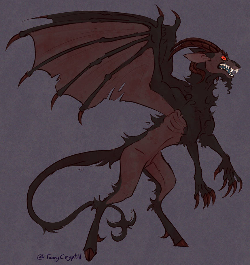 The Jersey Devil by ToonyCryptid on DeviantArt