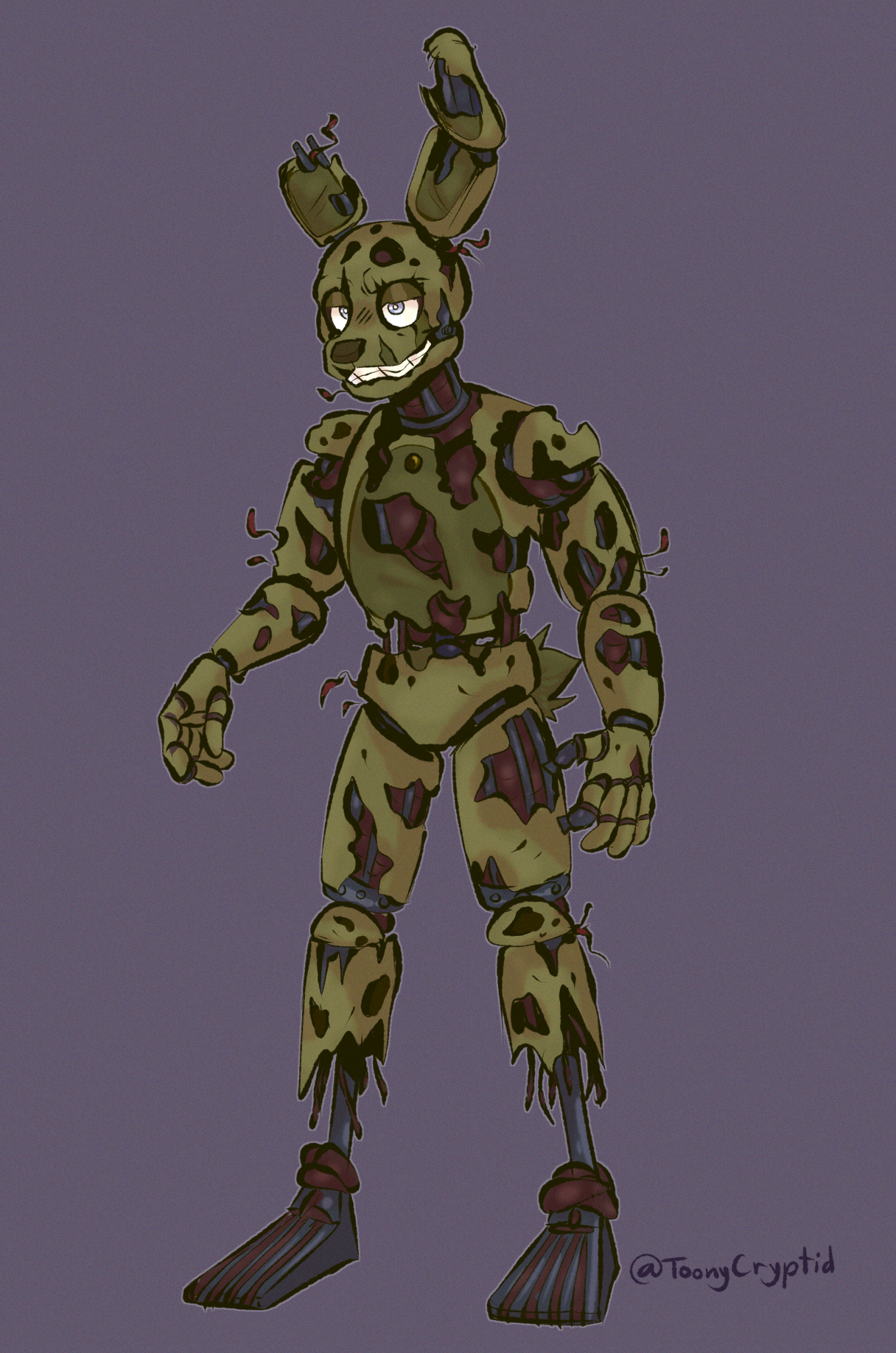 Springtap Art Springtrap!? by ToonyCryptid on DeviantArt