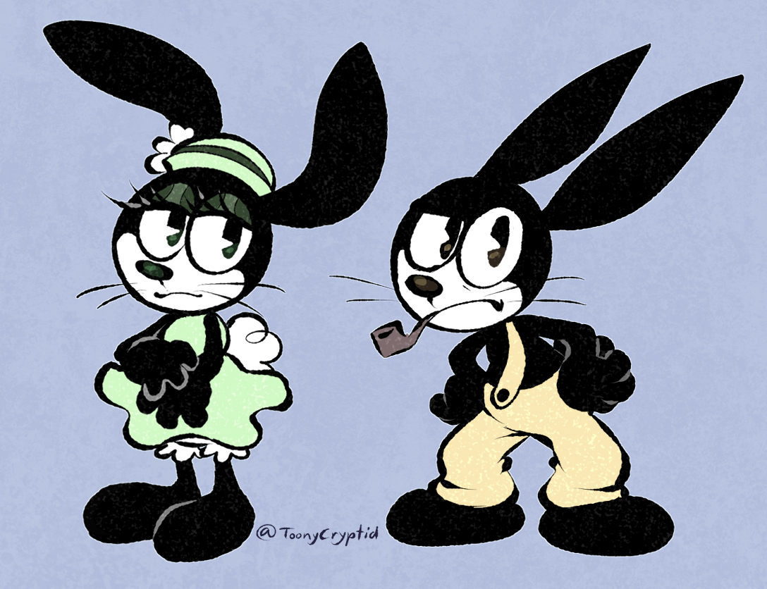 Fanny and Oswald. by ToonyCryptid on DeviantArt