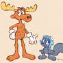 Rocky and Bullwinkle.