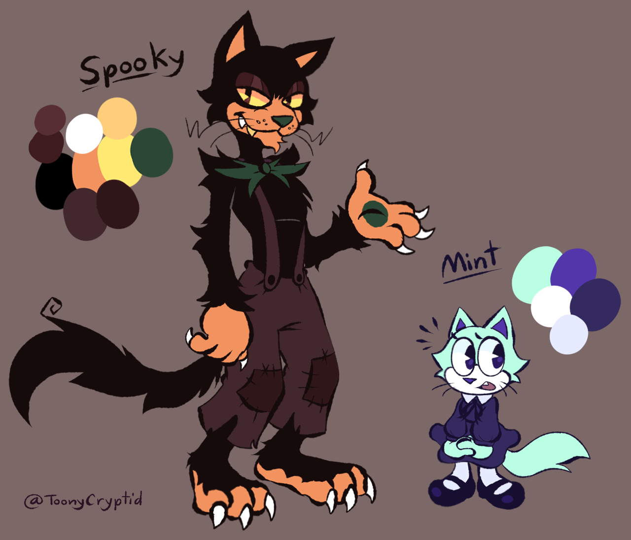 Toonycriptid Ghost Toony Spooky and Mint. by ToonyCryptid on DeviantArt