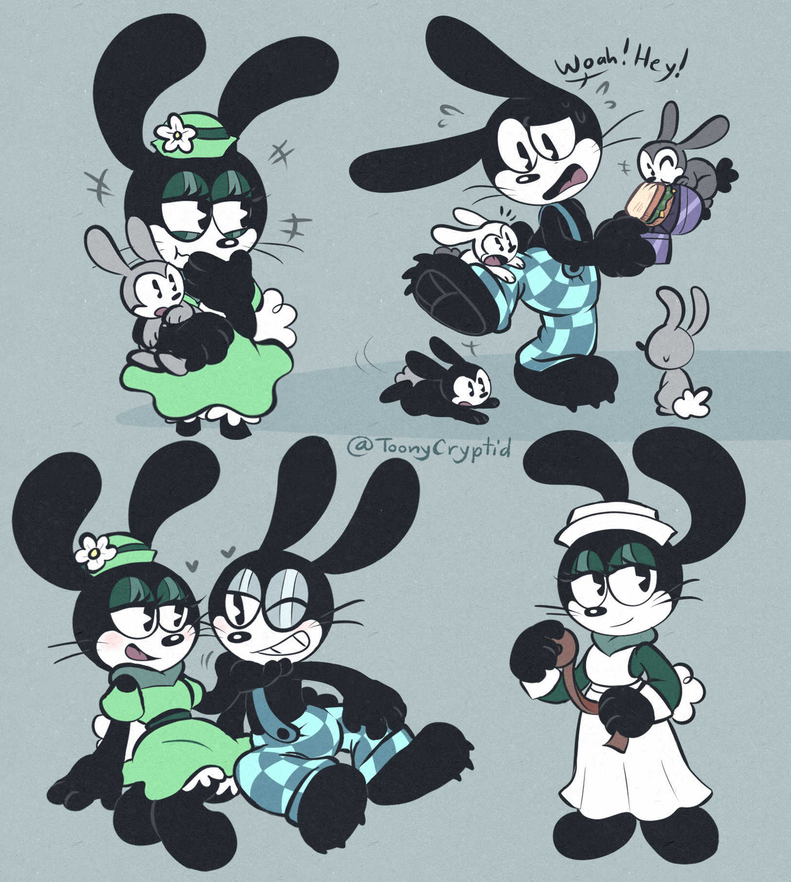 Poonam Rabbit Rabbits. by ToonyCryptid on DeviantArt