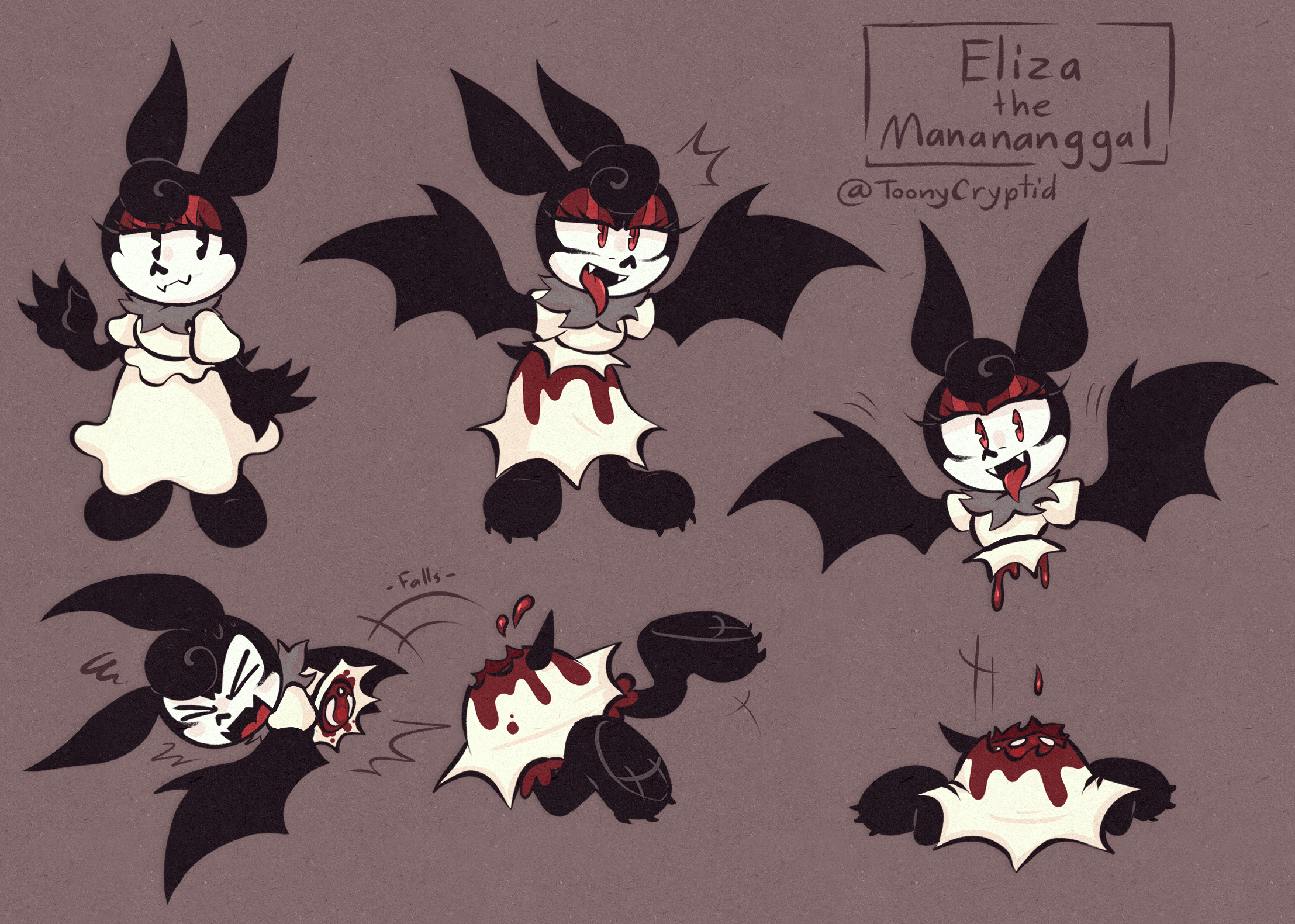 Toonycriptid Ghost Eliza the Manananggal! by ToonyCryptid on DeviantArt