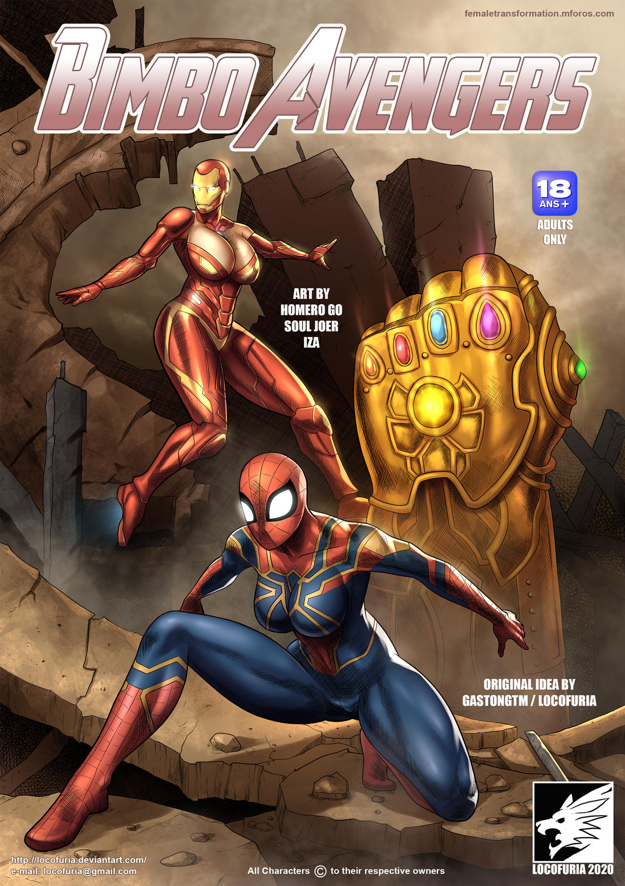 Bimbo Avengers by locofuria on DeviantArt