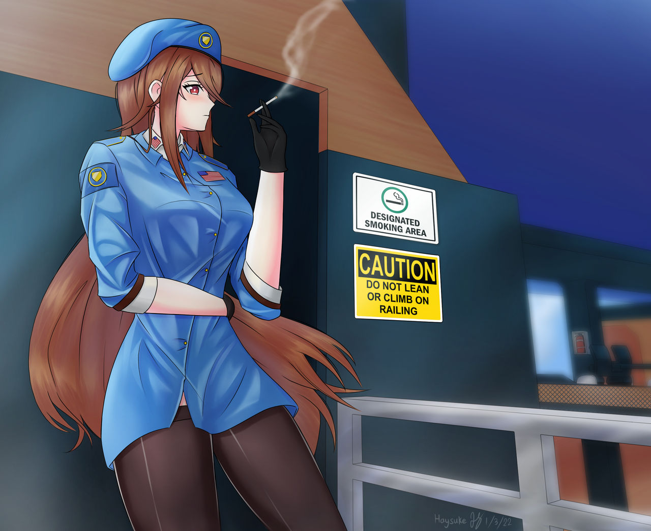 Zeppelin Wars - Patrol Girl Beret by HaysukeY on DeviantArt