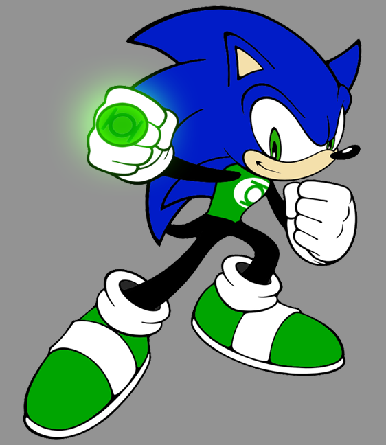 Green Lantern Sonic