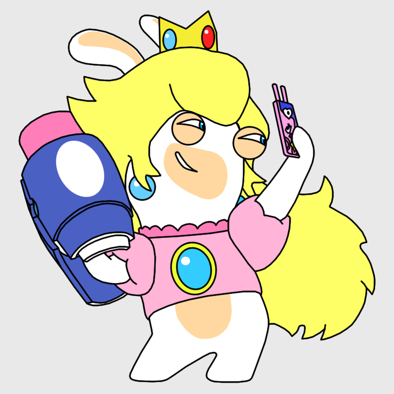 Peach Rabbit Getting Mad Rabbid Peach 3 by Death-Driver-5000 on DeviantArt