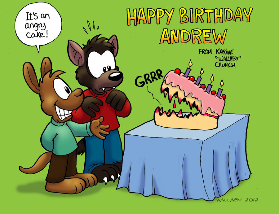 Happy Birthday Angryaussie! by Wallaby77 on DeviantArt