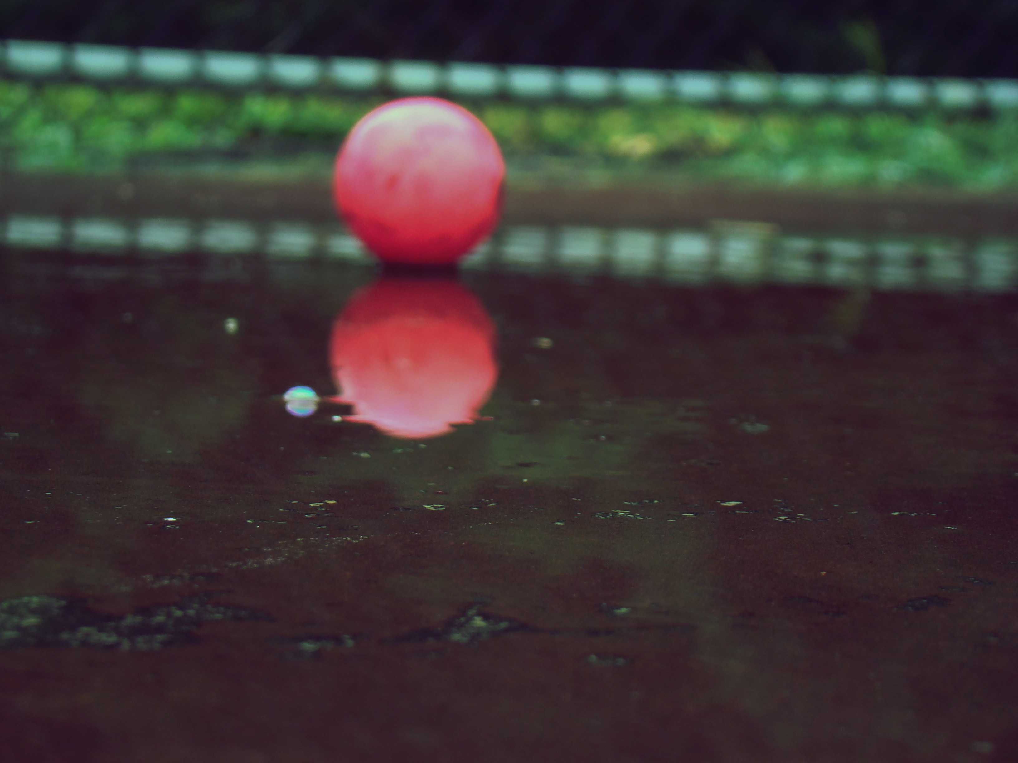 pink ball.