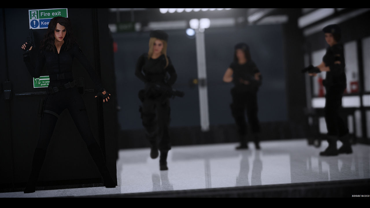 Security Guard Monster Black Widow vs Security Guards ( With a Twist!) by MonsterSmashGraves ...