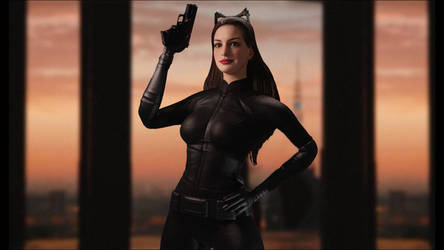 Anne Hathaway - Catwoman The Dark Knight Rises by MonsterSmashGraves