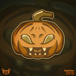 Pumpkin Mascot Logo