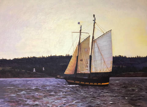 Tall Ship into Charlottetown