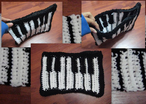 Crochet Piano Small Bag