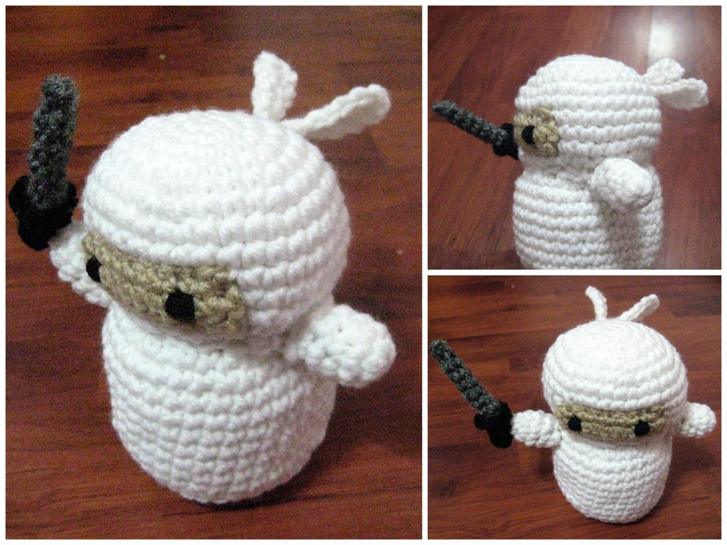 Crochet White Ninja
