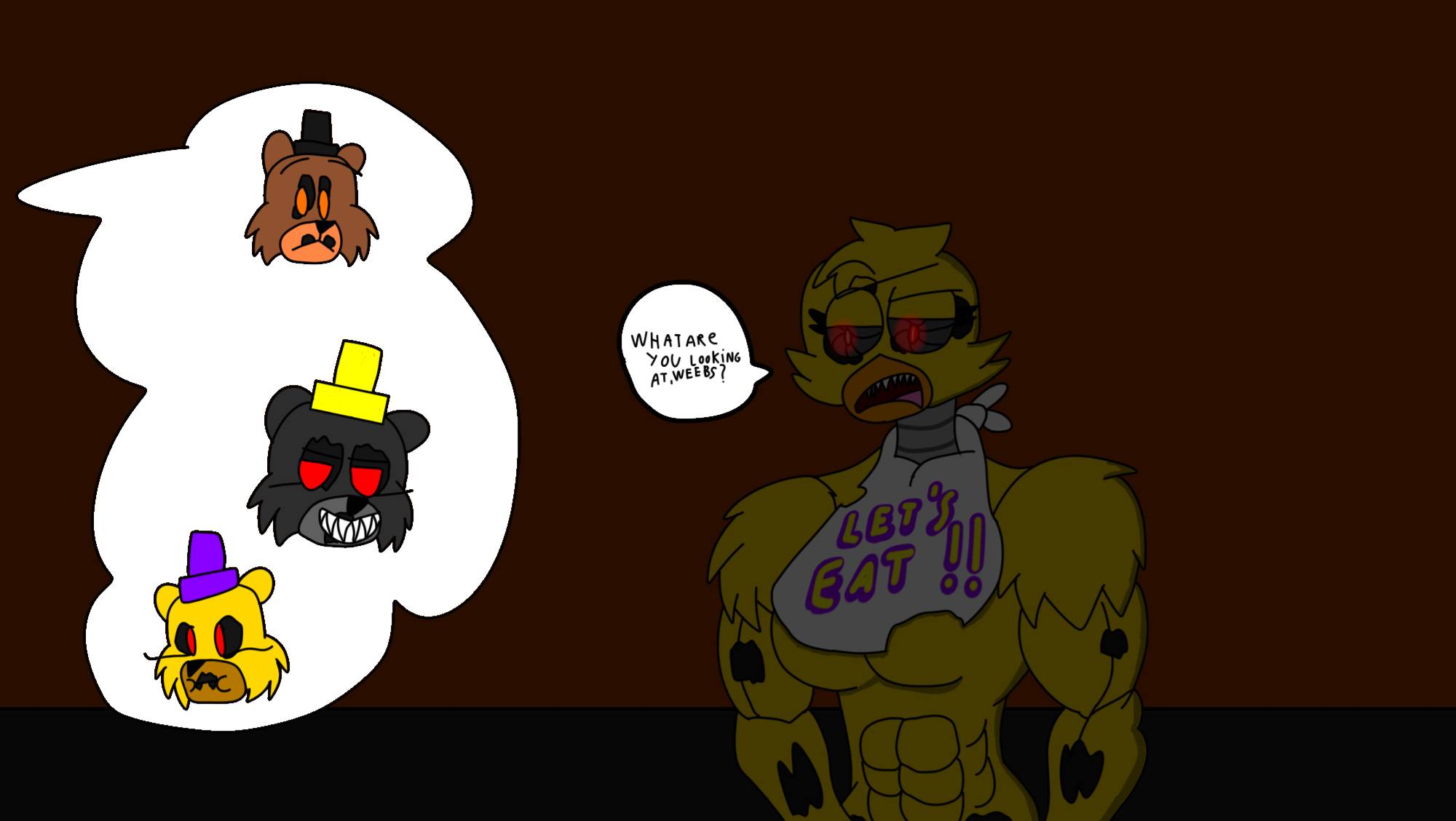 FNAF 4: Buff Nightmare Chica by BlueBoy2006 on DeviantArt