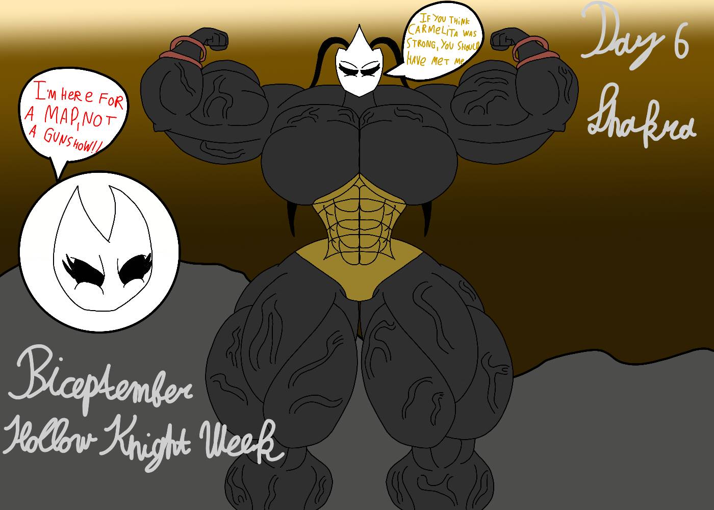 Shakra Biceptember Hollow Knight Week, day 6: Shakra by BlueBoy2006 on DeviantArt