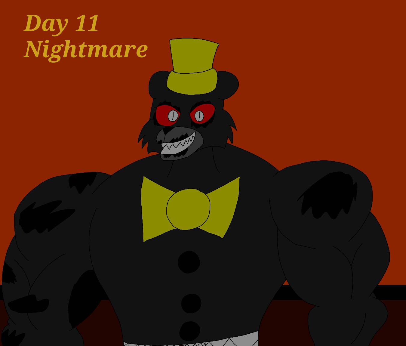 Nightmare and Fredbear (FNaF 4) by ArtMama113 on DeviantArt