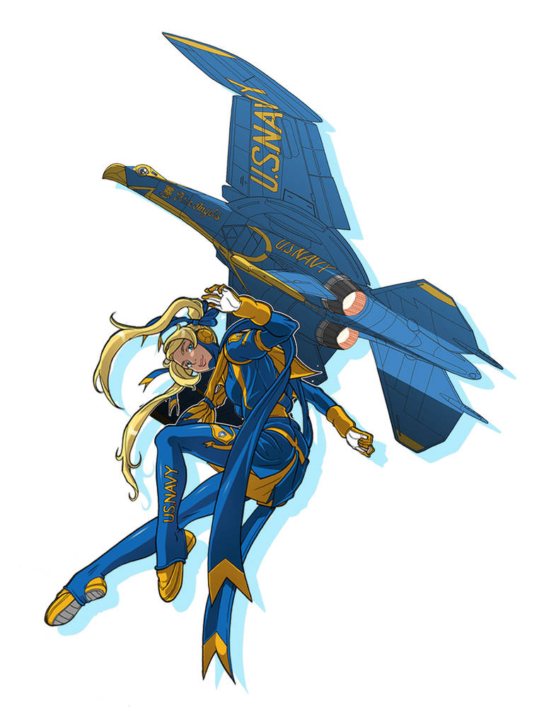 Navy Girl Aerial Demonstration Variant by JohnStaton on DeviantArt