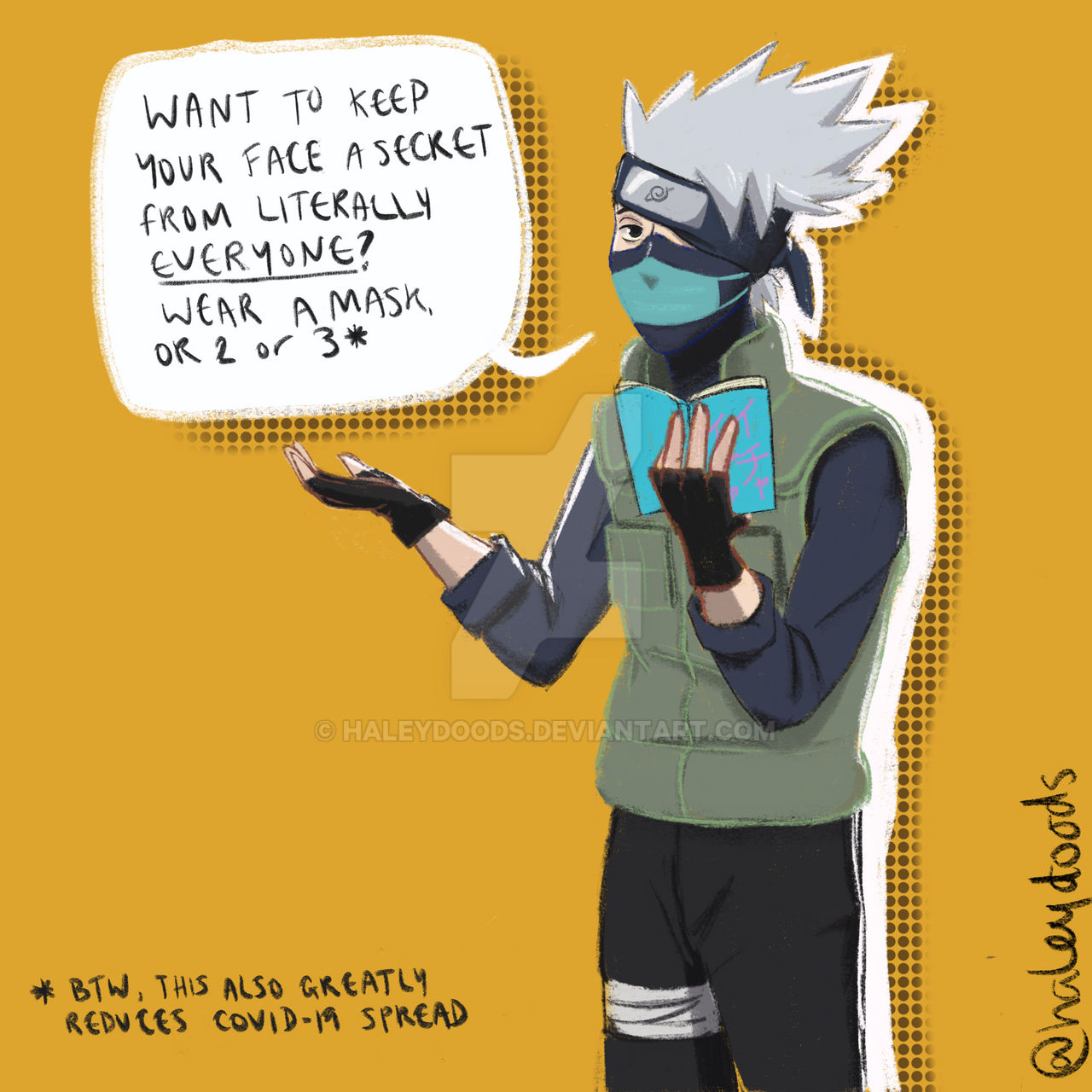 Kakashi Wears A Mask In Naruto For A Medical Reason