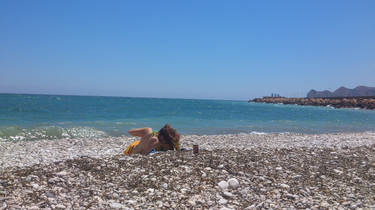 couple in the beach