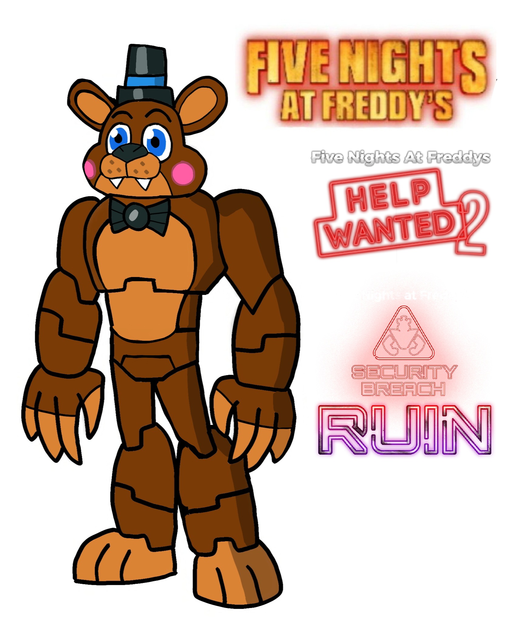 Fnaf sb to fnaf 1 in 2023  Fnaf art, Fnaf freddy, Fnaf