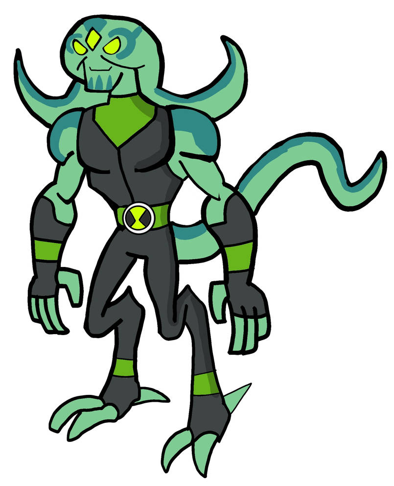 Ben Lizard Ben 10 Reversed:Neurolizard by rusupavel on DeviantArt