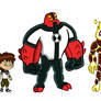 Ben 10 Reloaded:Four Arms And Heatblast