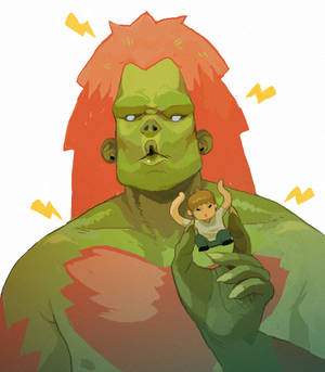 Blanka Has An Ono Toy