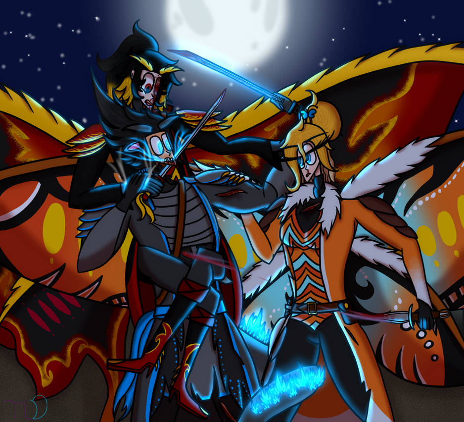 Mothla Godzilla vs Mothra by TyrantLizardDork on DeviantArt