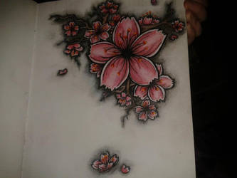 cherry blossom tattoo possibility.